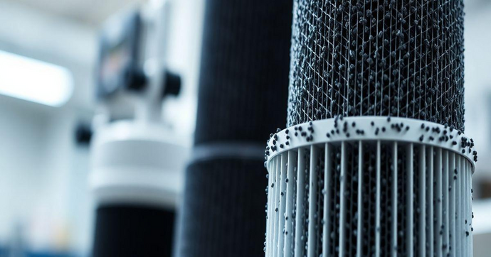 Filtro de carv&atilde;o ativado e polipropileno