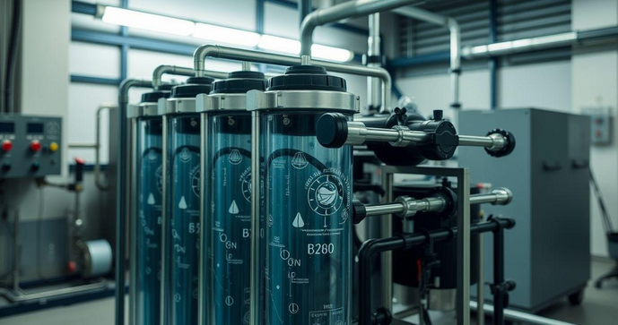 Filtro deionizador industrial &eacute; essencial para garantir a pureza da &aacute;gua em processos industriais. Descubra como escolher o melhor!